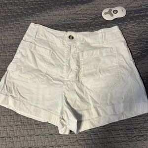 Anthropologie Maeve The Colette Shorts White Size 31